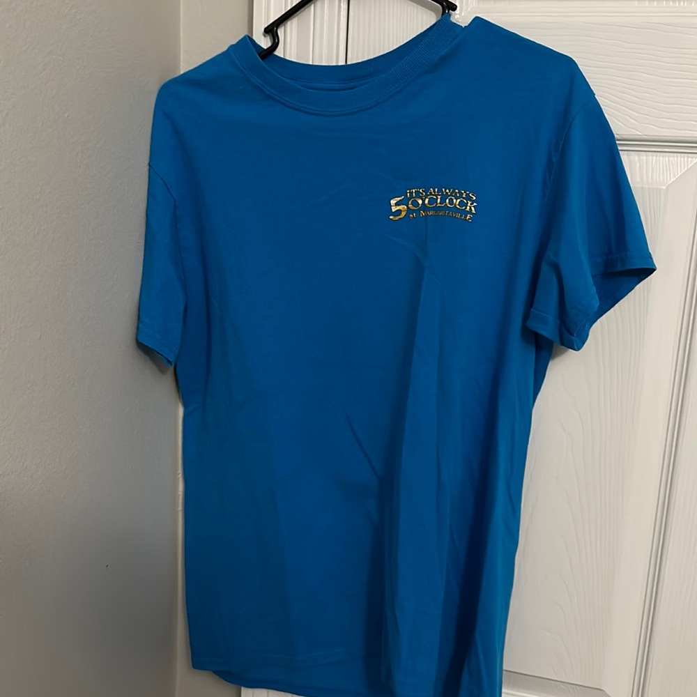 Margaritaville Its Always 5 Oclock Whats In Your Blender Blue Shirt